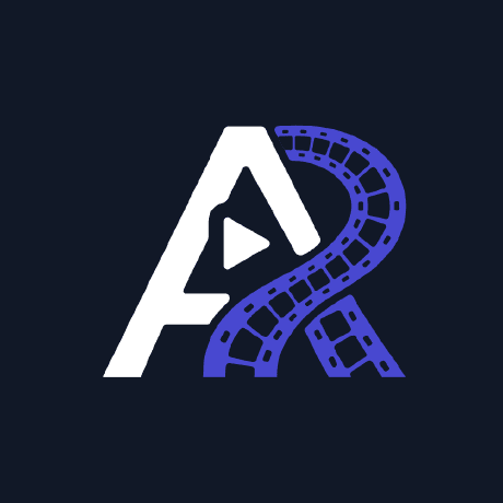 The ArcReel logo, the letters A and R with a film strip