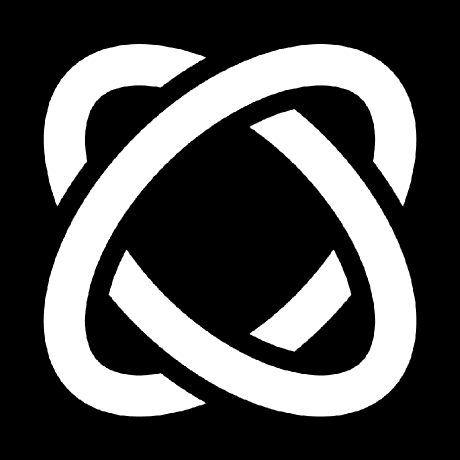The Browser Use logo, two interlocking white rings on black