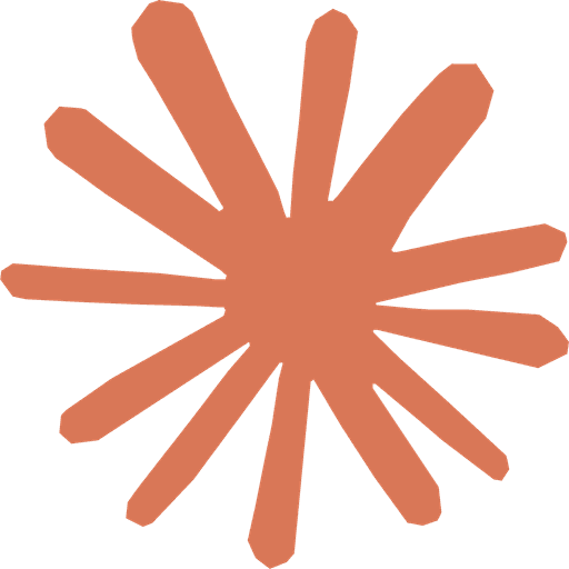 The Claude logo, an orange spark