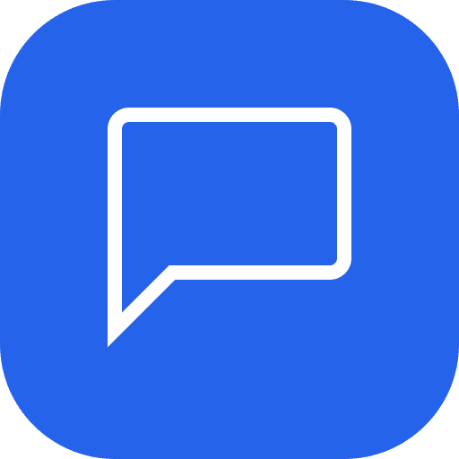 The CloudCLI logo, a white speech bubble on a blue square