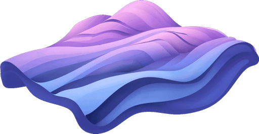 The Fabric logo, a flowing purple and blue sheet of fabric