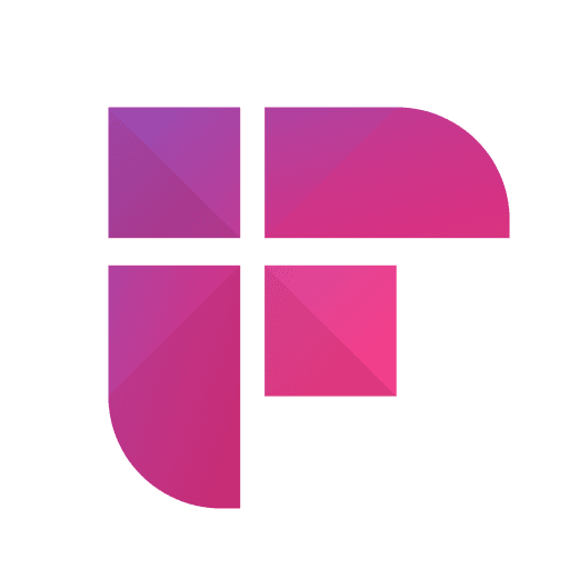 The Fireflies logo, a pink and purple F mark