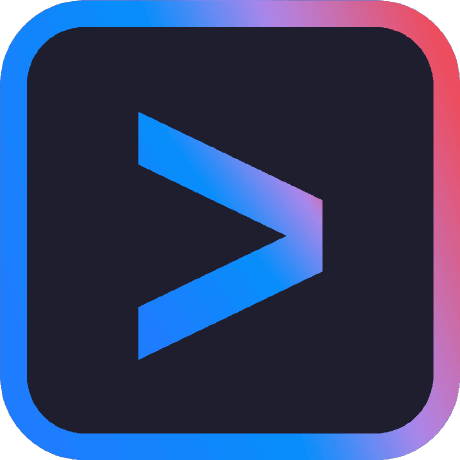 The Gemini CLI icon, a blue prompt arrow