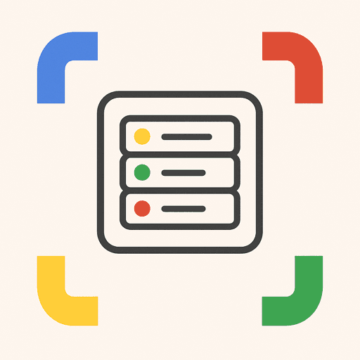 The Workspace MCP logo, a server icon framed by four coloured corners