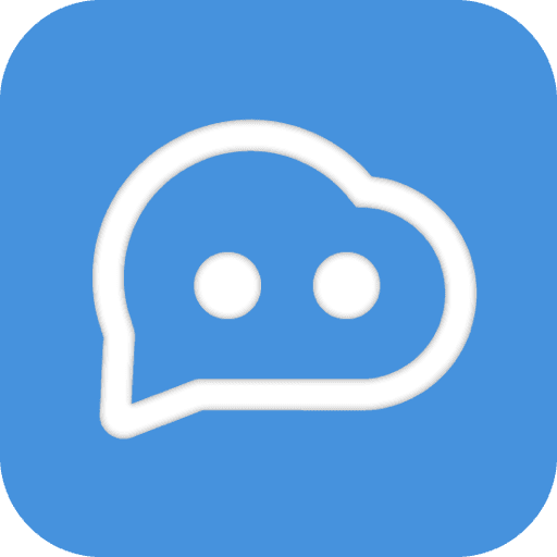 The LangBot logo, a white chat bubble on blue