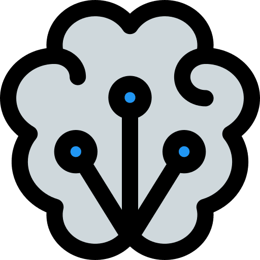 The LLM for Zotero logo, a brain with three connected nodes