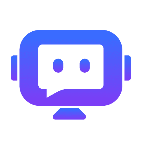 The MaxKB logo, a blue and purple robot head with a chat bubble for a face