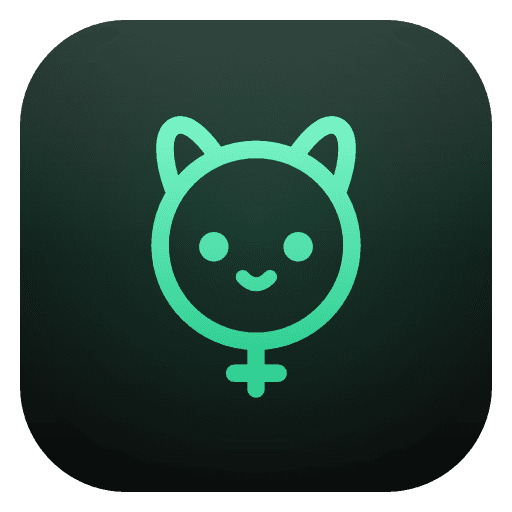 The Mercury Agent app icon, a smiling cat face above a cross on dark green