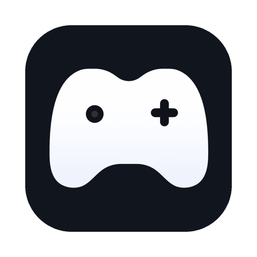 The OhMyGame app icon, a white game controller on a dark square
