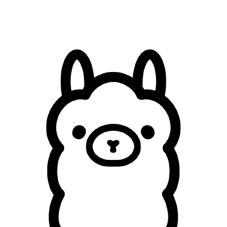 The Ollama logo, a llama