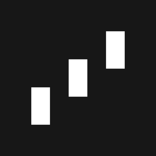 The Pascal logo, three white bars rising like steps on a dark square
