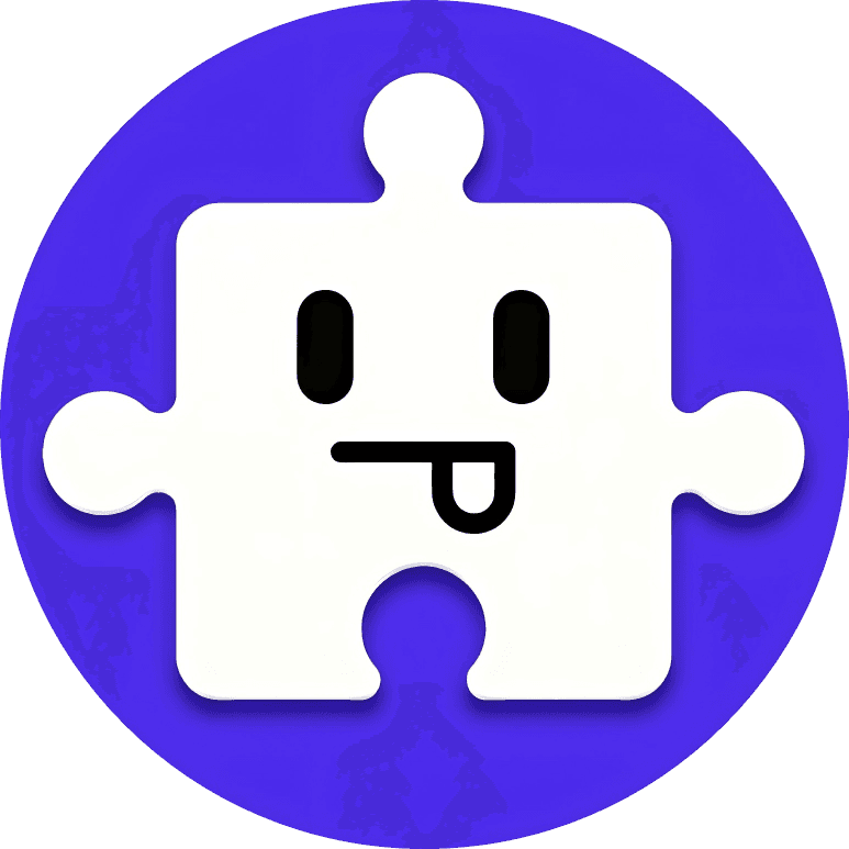 The EgonexAI logo, a white puzzle piece on a purple circle