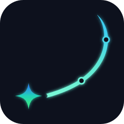 The Voyager logo, a glowing star trailing a curved path on a dark square