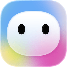 The Everywhere app icon, a rounded white face with two eyes