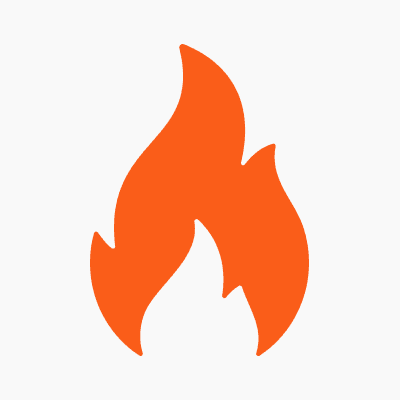 The Firecrawl logo, an orange flame