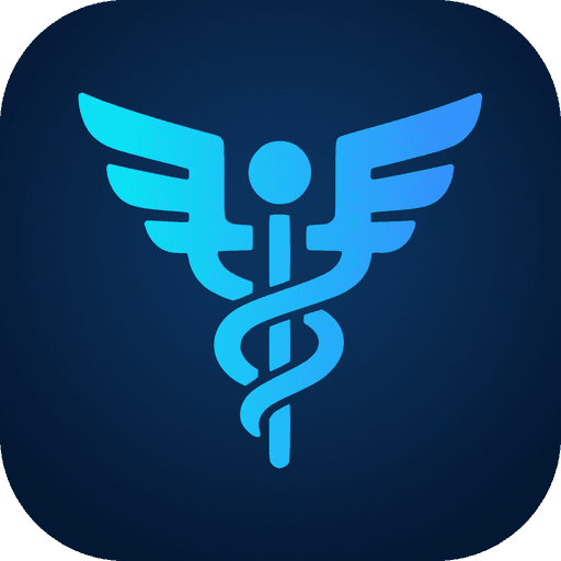 The Hermes WebUI icon, a blue winged staff on a dark blue tile