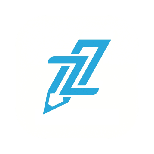 The OpenPencil app icon, a blue Z-shaped pencil on a white rounded square